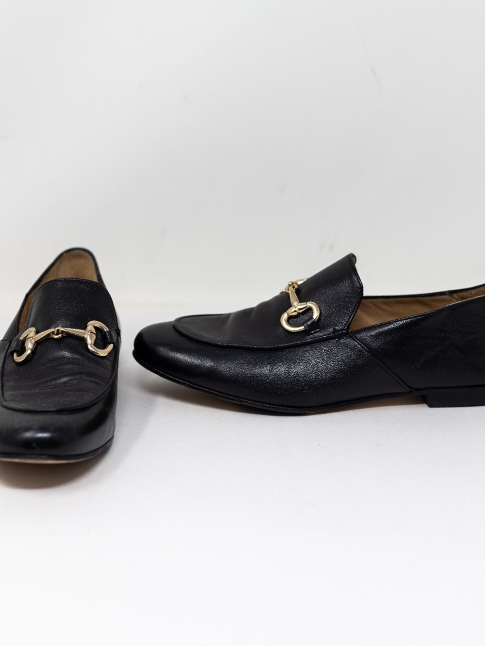 L'idea By Lori Women's Genuine leather Horsebit Buckle Slip On Loafers Shoes 7.5